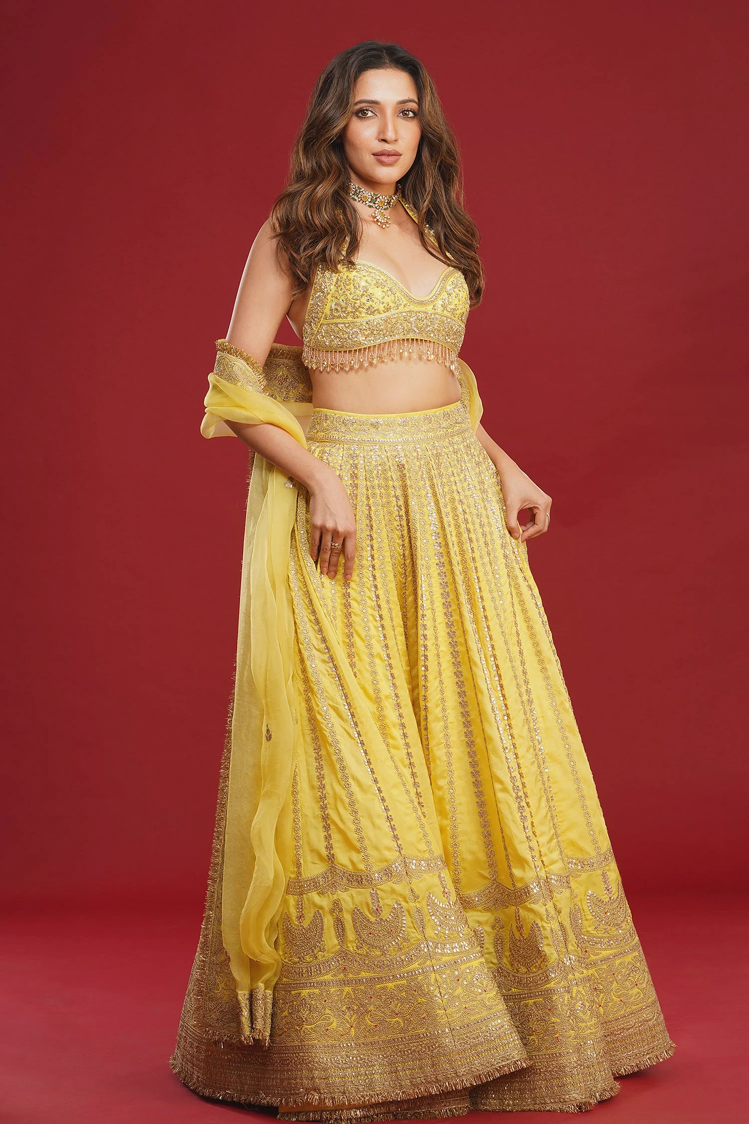 Zivaara Embroidered Lehenga Set
